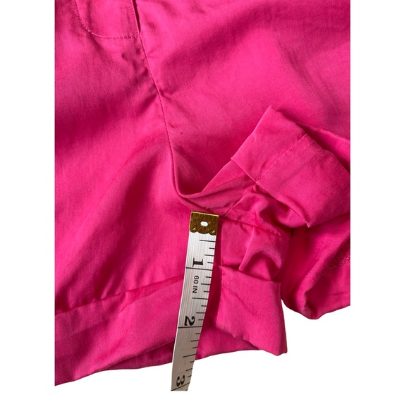 Bebe Hot Pink Sleeveless Belted Romper w/ Pockets - Y2K / Early 2000s - Size 00 - Picture 10 of 13